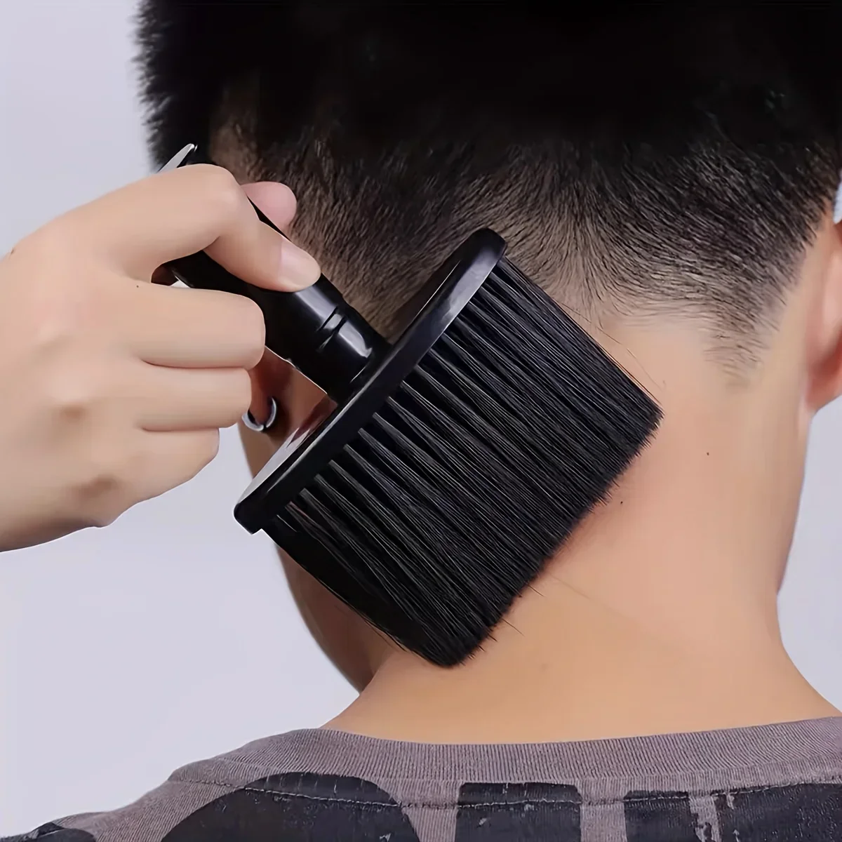 فرشاة ناعمة من النايلون لتنظيف الشعر، منفضة رقبة حلاقة احترافية، فرشاة تنظيف متعددة الوظائف، مناسبة للصالونات