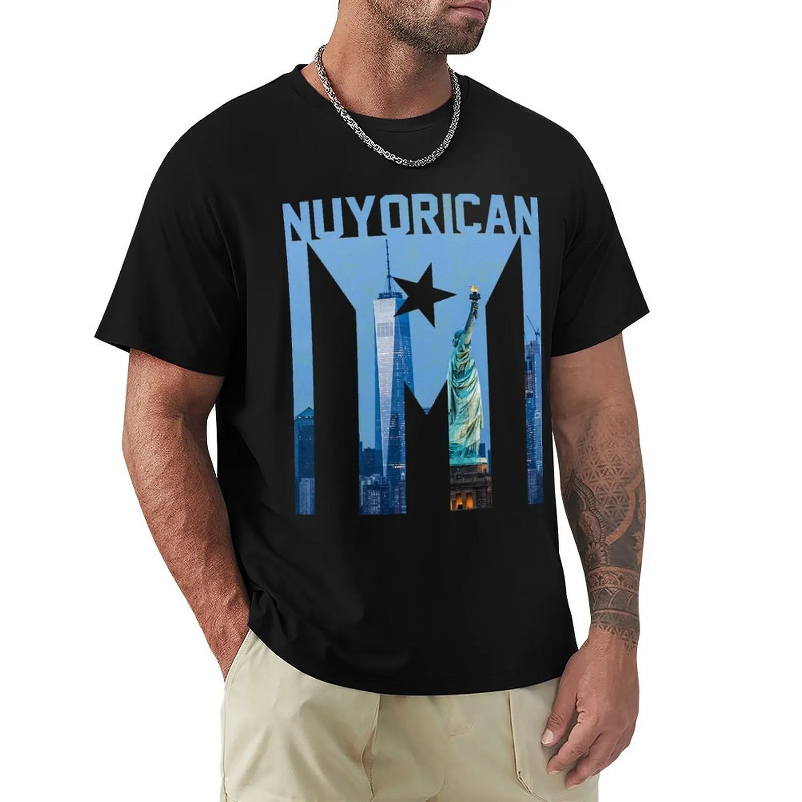 

Nuyorican Flag of Puerto Rico T-Shirt aesthetic clothes basketball graphic tees graphics Short sleeve tee mens workout shirts