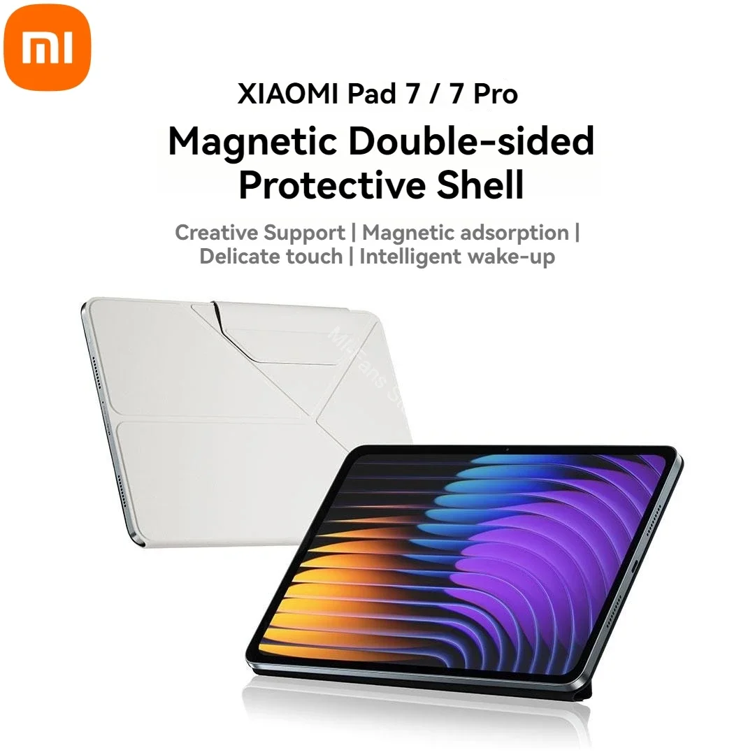 100% Original Xiaomi Magnetic Case For XIAOMI Pad 7 11.2inch XIAOMI Pad 7 Pro Protective Shell Smart Wake-up PU Material Bracket