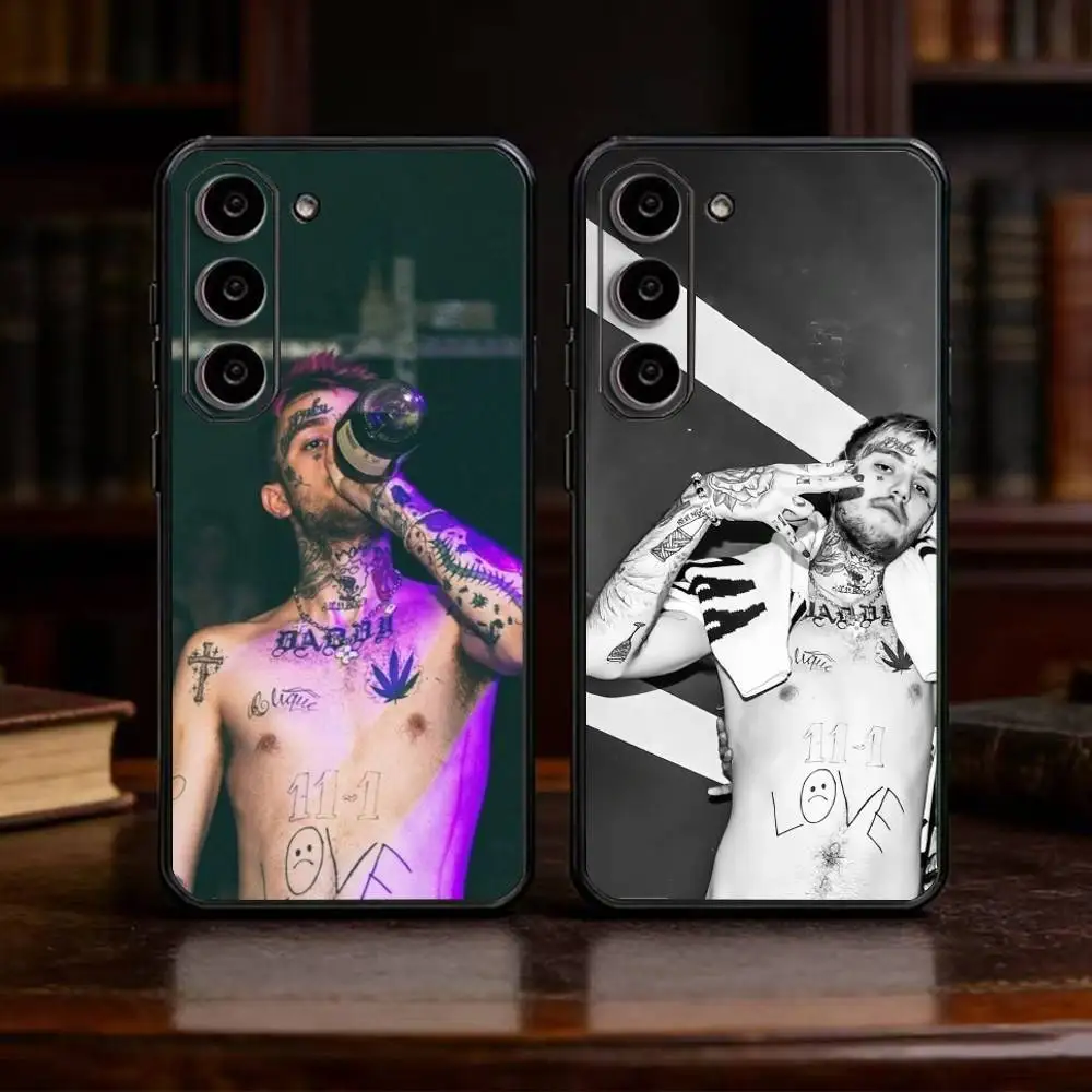 Capa de telefone Lil Peep Star Shopping para Samsung Galaxy A13,21s,22,31,32,52,53,71,72,73, capa preta macia