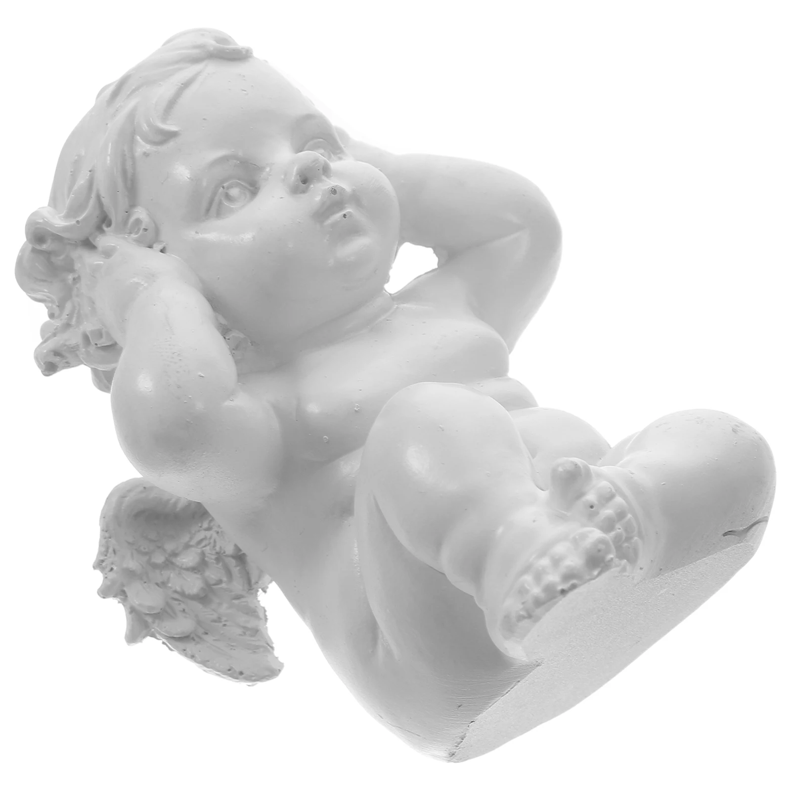 

Angel Statue Resin Figurine Decoration for Desk Bookshelf Small Size Durability Home Decor Craft Model Display