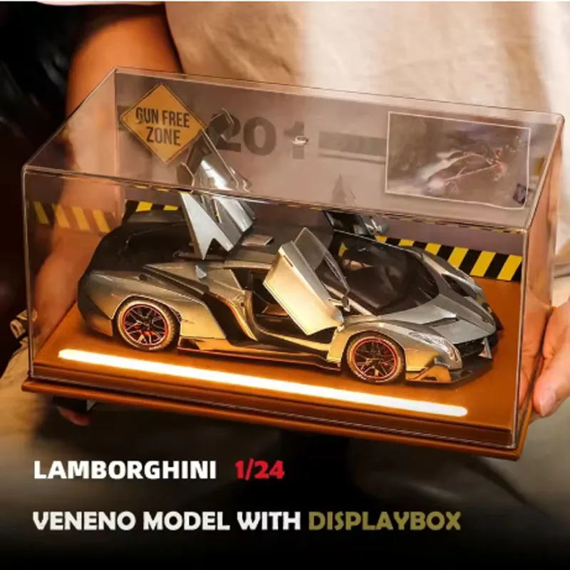 

"1/24 Lamborghini alloy car model Simulation Limited Edition sports car decoration model Collection Birthday gift.