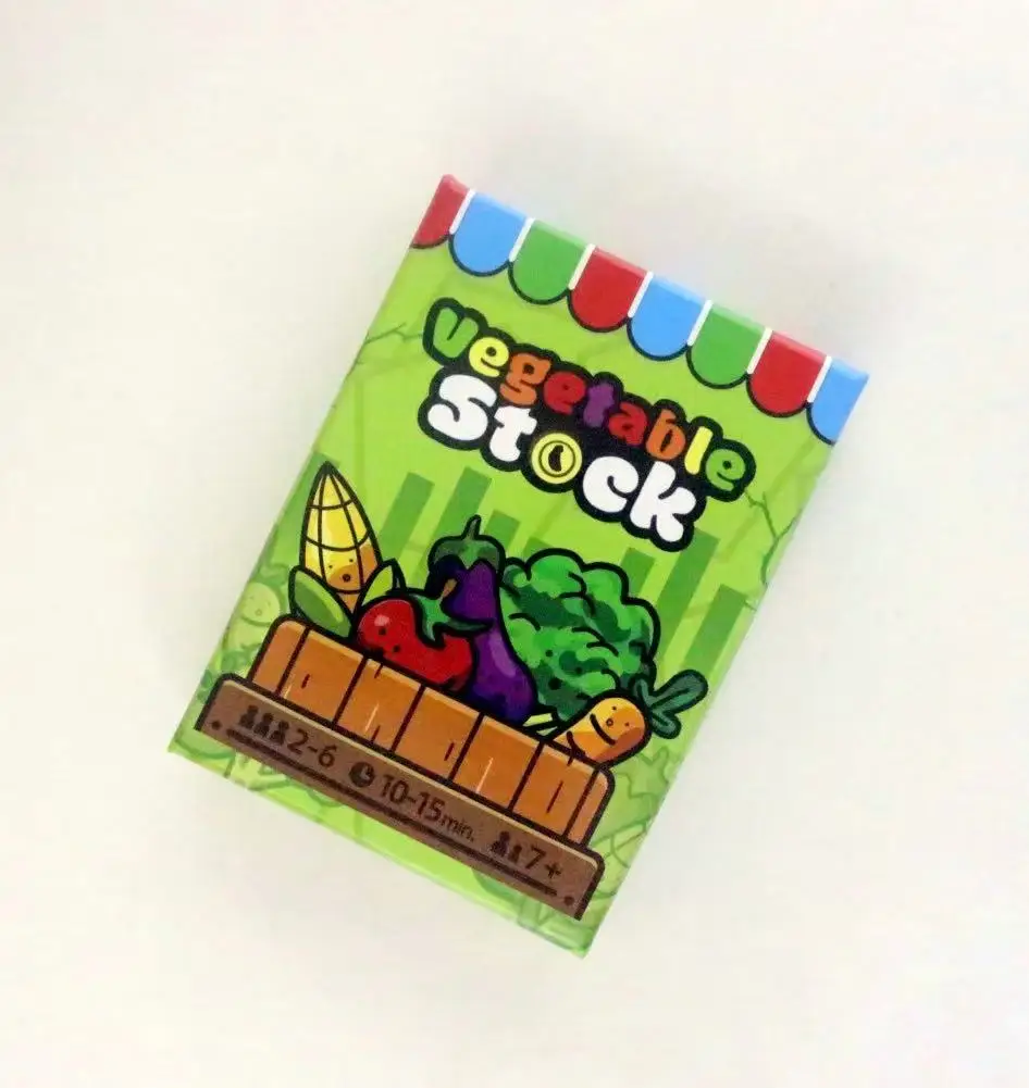 

Карточная игра Vegetable Stock на китайском и английском языке — 2–6 игроков | Соберите групп фруктов и овощей к очкам