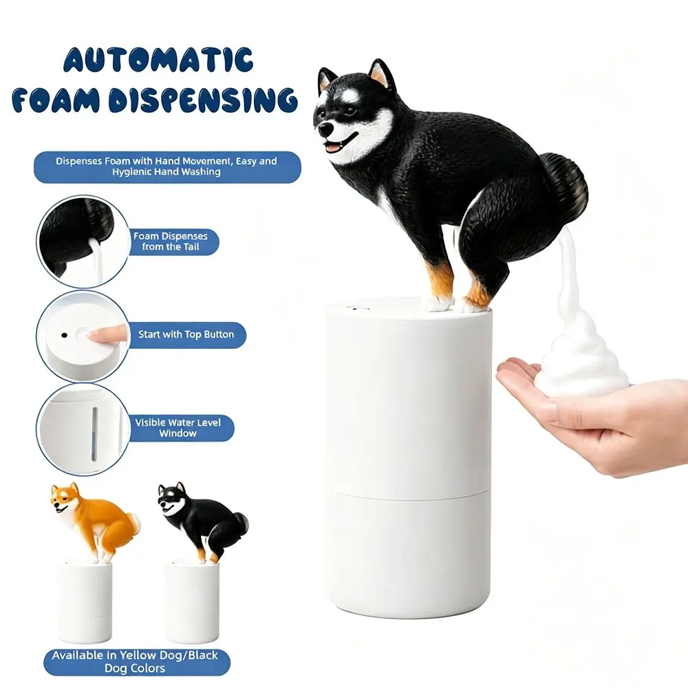 Pigeon Shape Foam Soap Dispenser Creative Blue Bird ABS Material Touchless Soap Dispenser Hygienic Foam Refillable