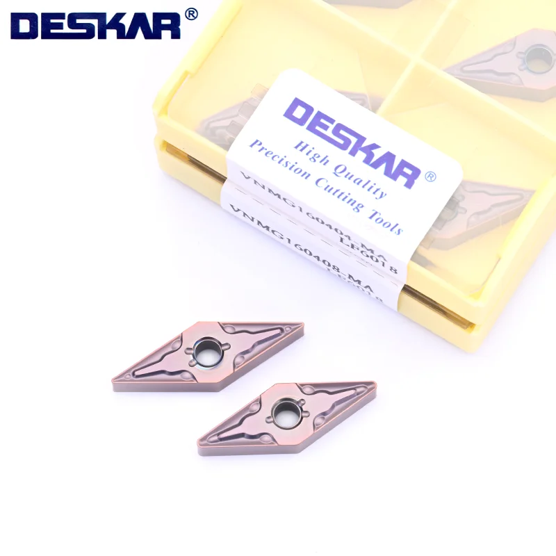 deskar inserts LF6018 VNMG160404 VNMG160408 MA Processed stainless steel VNMG Turning Tools Tungsten Carbide Inserts Lathe tools