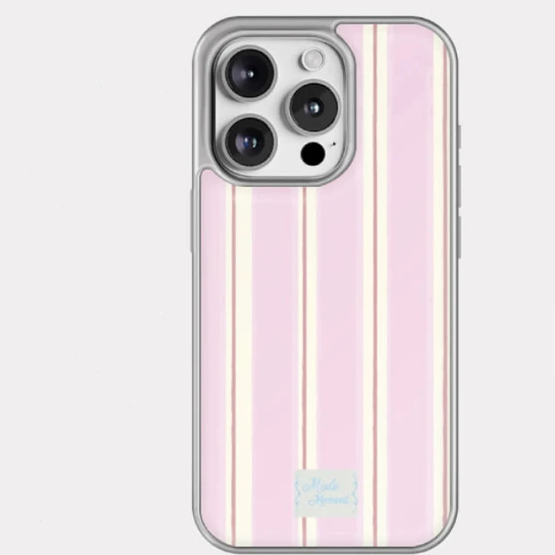 Colored Stripe Lichee Pattern Electroplated Drip Glue Phone Case For Samsung Galaxy S23 FE S24 PLUS S25 ULTRA S26 EDGE Cover view 4