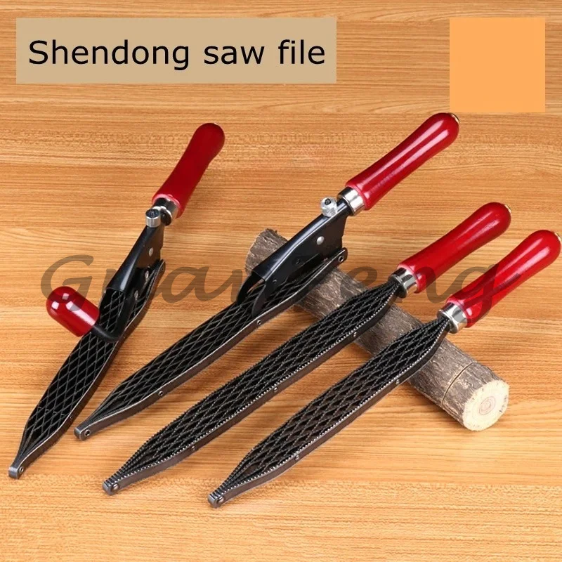 Saw Rasp Woodworking Hand File, Coarse‑Tooth Fine‑Tooth Rasp for Hardwood Shaping and Guitar  Craft Projects