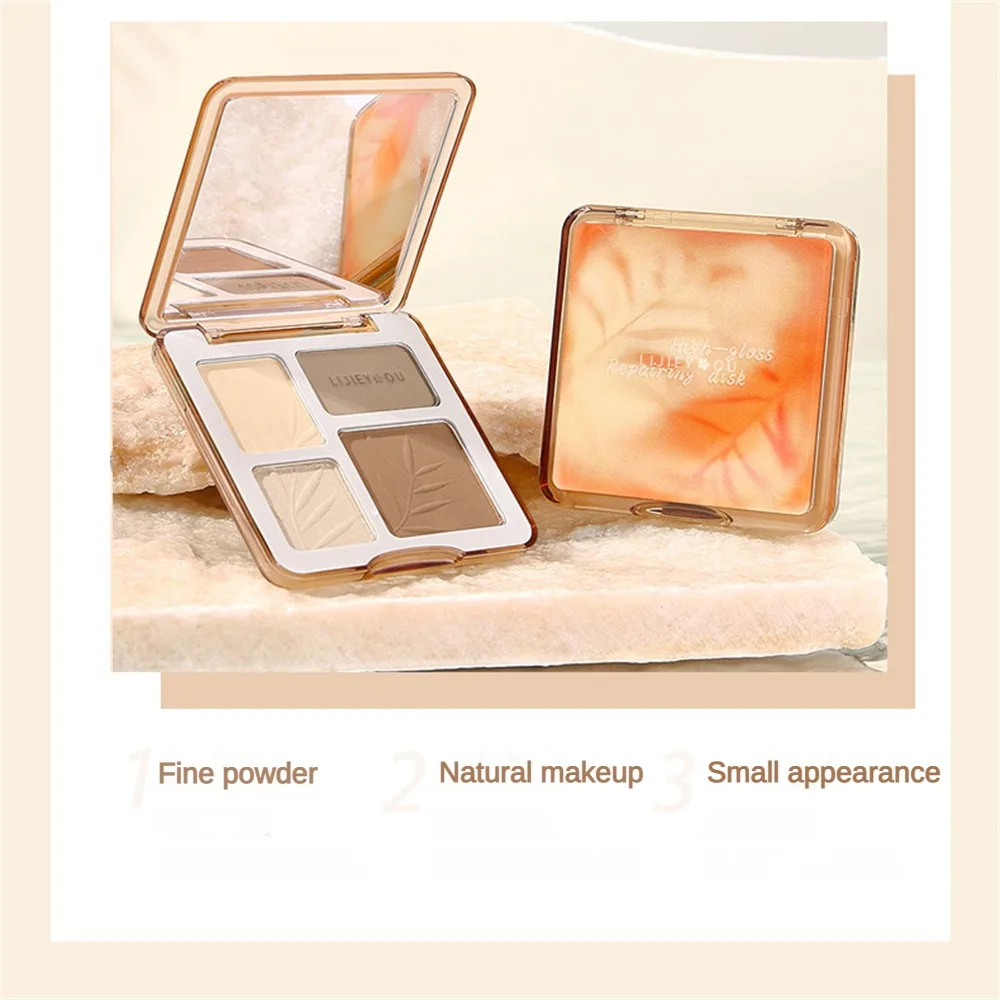 Eye Shadow High-gloss Contouring All-in-one Palette Blush Nose Shadow Shadow Eye Shadow Three-in-one Matte Brightening