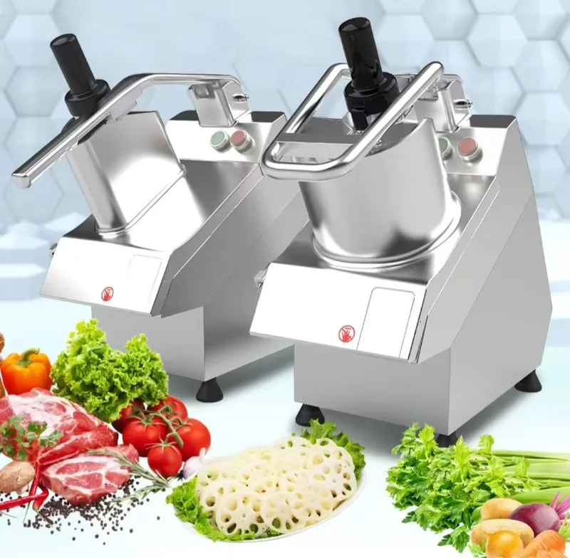 Fatiador comercial de vegetais, cafeteria, cozinha de hotel, fatiador de vegetais e batata, fatiador, cortador de cubos