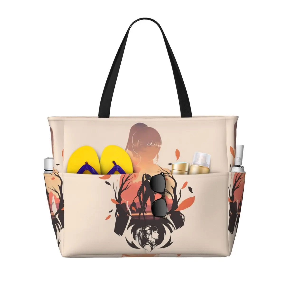 

Eve Defense Force Beach Tote Bag Sport Gym Yoga Duffle Large Tote Bag Women Travel Bag Fitness bag