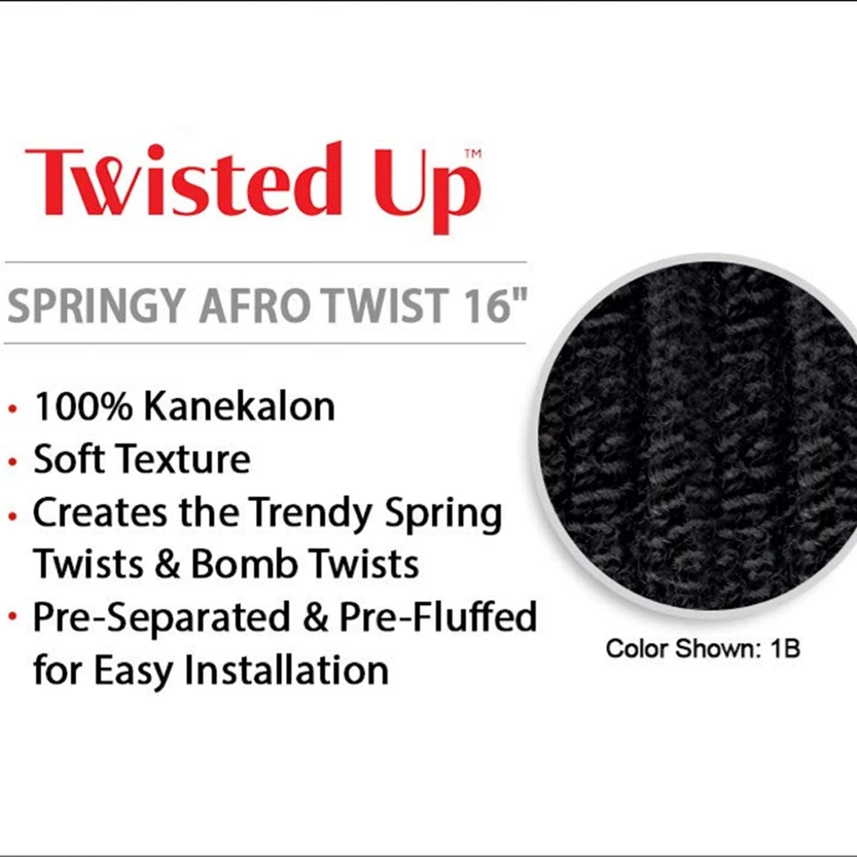 3X Trenzas Afro Rizadas Sintéticas de 16/24 Pulgadas, Cabello Corto Suave para Crochet, Estilos Naturales para Mujeres Afrodescendientes 4
