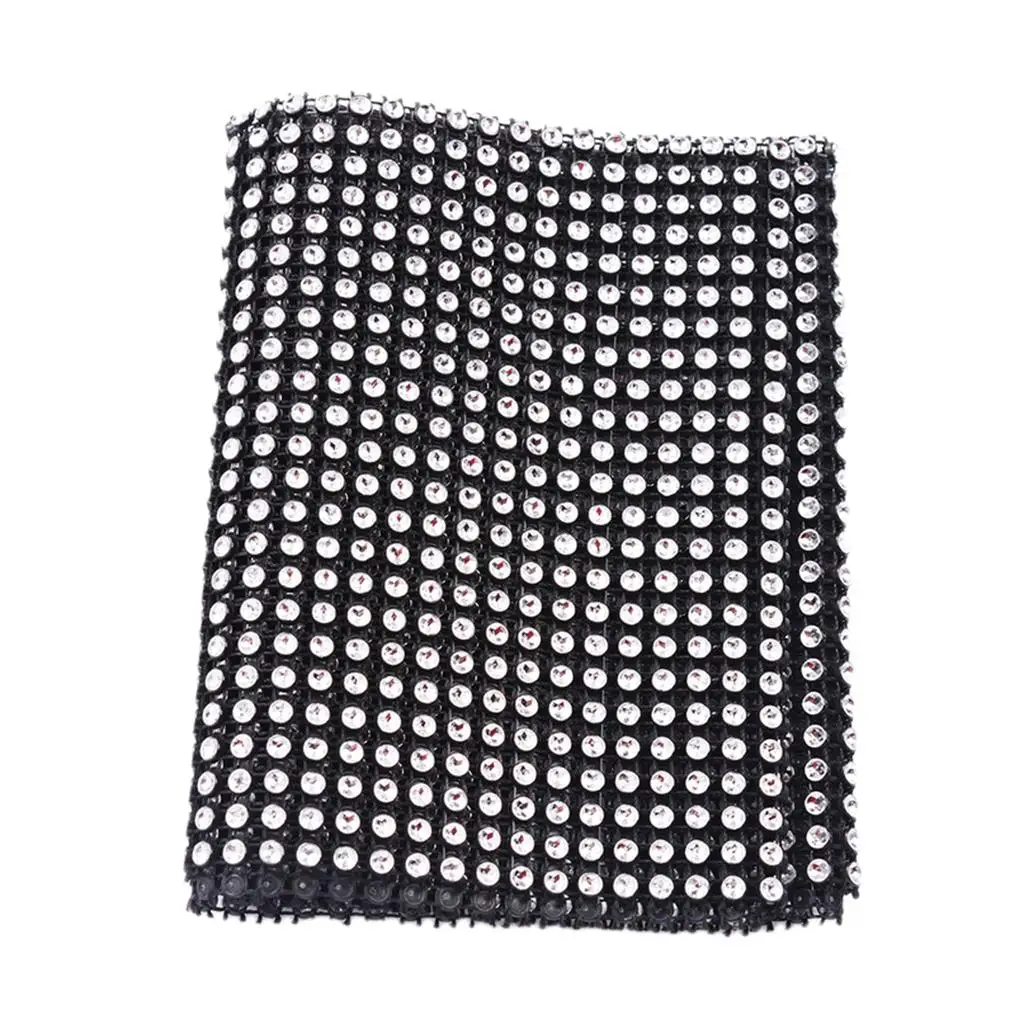 

24 ряда, 10 ярдов, алмазная сетка, лента со стразами, свадебная лента «сделай сам», черная