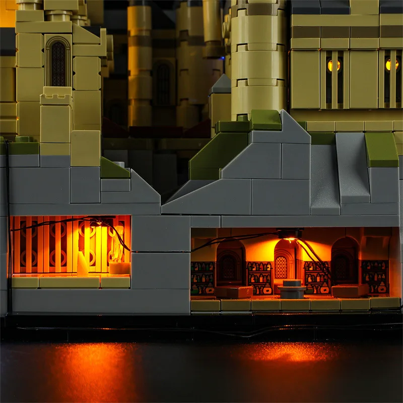 

LED Light Kit for LEGO Hogwarts Microscale Castle 76419 Lamp Toys Christmas Gift (Not Include Blocks Bricks Kits Sets Model)
