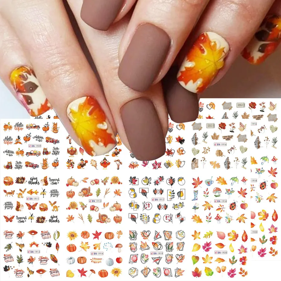 12 Style Fall Leave… - image