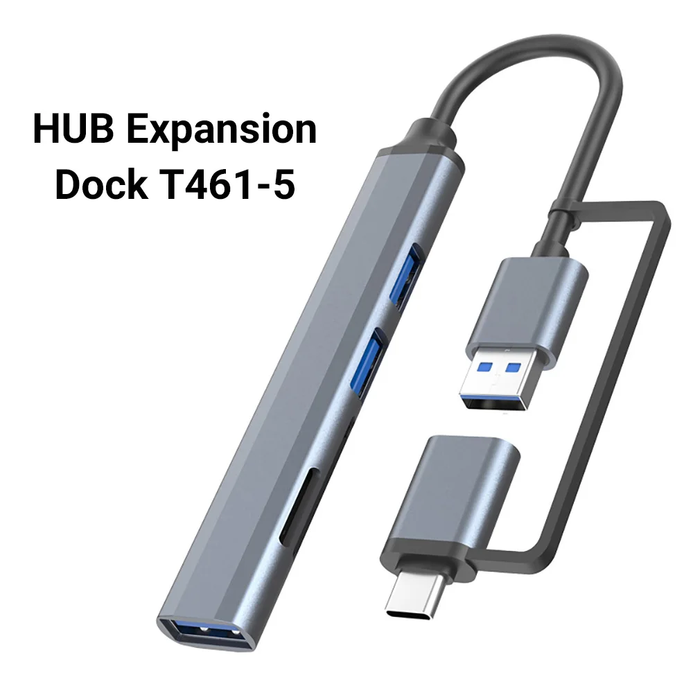 4in2 USB C HUB With Adapter Separate Card Reader/Writer Docking Station Laptop Adapter PD SD TF Card For Macbook iPhone Samsung