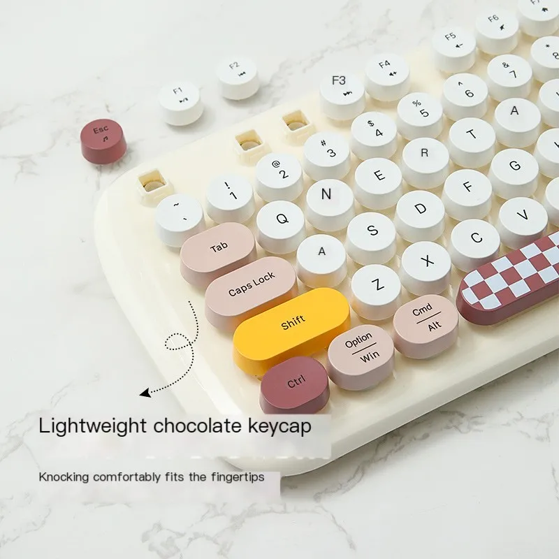 Kawaii 2.4G Wireless Keyboard And Mouse Combo Silent Cute Girl Gamer Keypad Gaming Keyboard For Laptop PC Computer Desktop Gift
