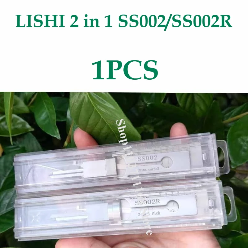 

1PCS Lishi 2-IN-1 SS002 SS002R Key Decoder Anti-S Groove Pick & Decord for Electric Control Lock,Door Lock Tool Opener Locksmith