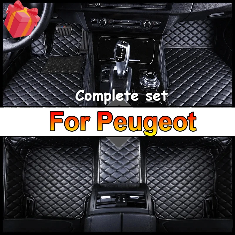 

Custom Car Floor Mat for Peugeot 307 2004-2013 307 SW 308 CC 2009-2019 308 SW Interior Accessories Artificial Leather