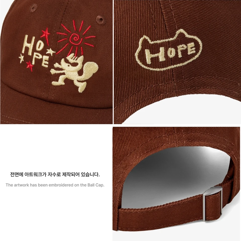 Hope On The Stage J-HOPE Tour Ball Cap The Chipmunk Baseball Caps