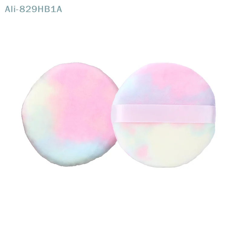 Round 10.5CM Cosmetic Villus Soft Plush Powder Colors Puff Sponge Talcum Powder Cosmetic Makeup Tools