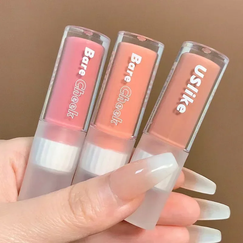 Liquid Blush ติดทนนานกันน้ํา Sweatproof Non-Fade Natural Color Blusher On Face Make Up