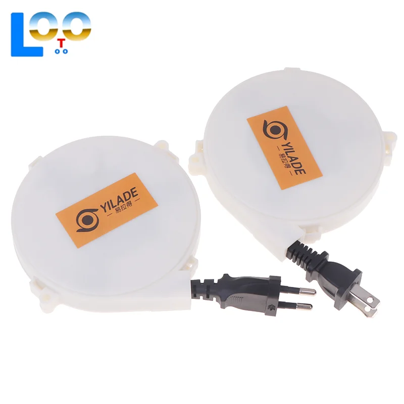 1 قطعة التلقائي قابل للسحب بكرة الطاقة كابل 220 فولت أسلاك التخييم بكرة الطاقة كابل الأكمام الولايات المتحدة الاتحاد الأوروبي التوصيل بكرة كابل 1.6 متر