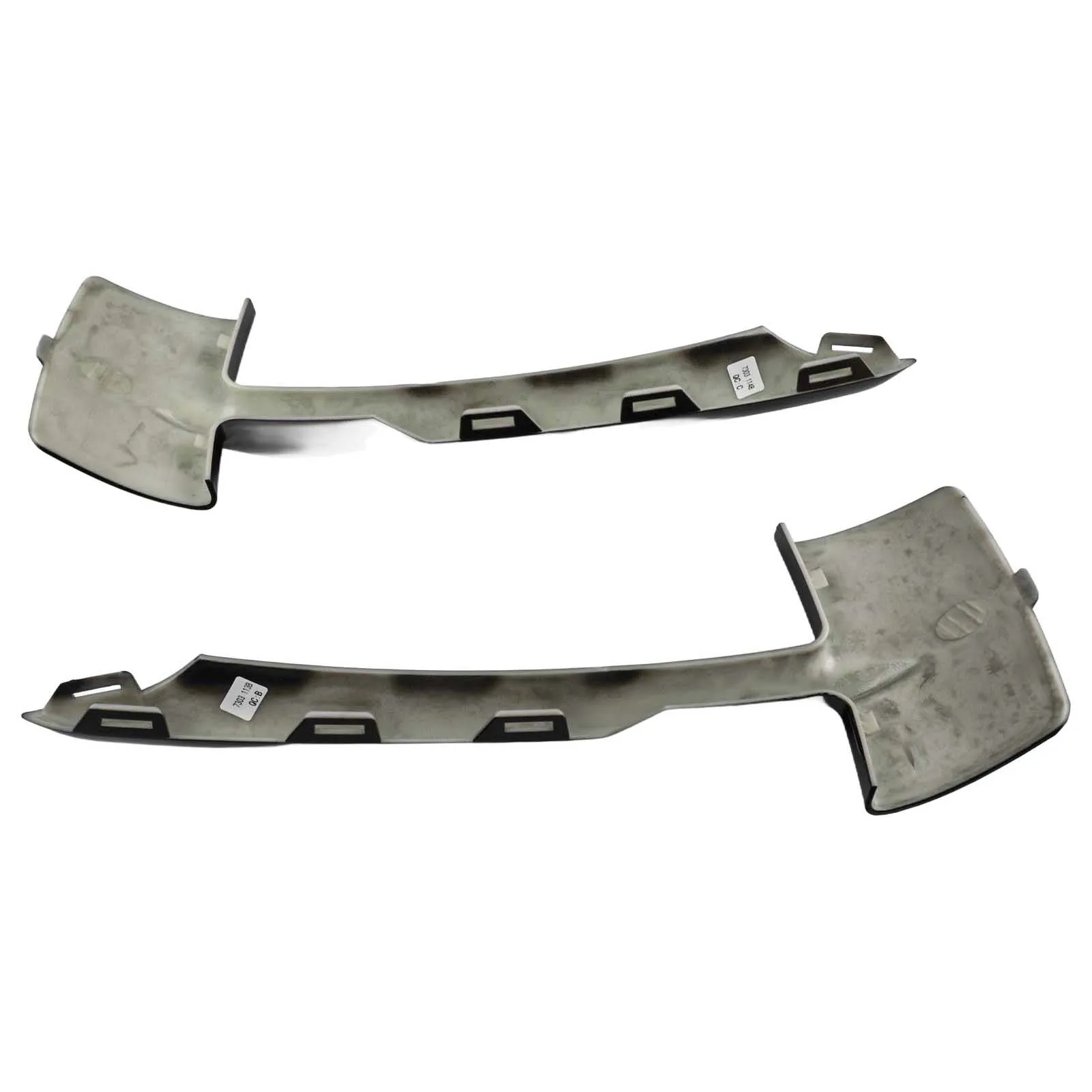 Frontstoßstangenabdeckung mit reinem schwarzem Finish, problemlose Installation, nahtlose Passform, sportliches Aussehen, Grillteil 45 x 16 x 8