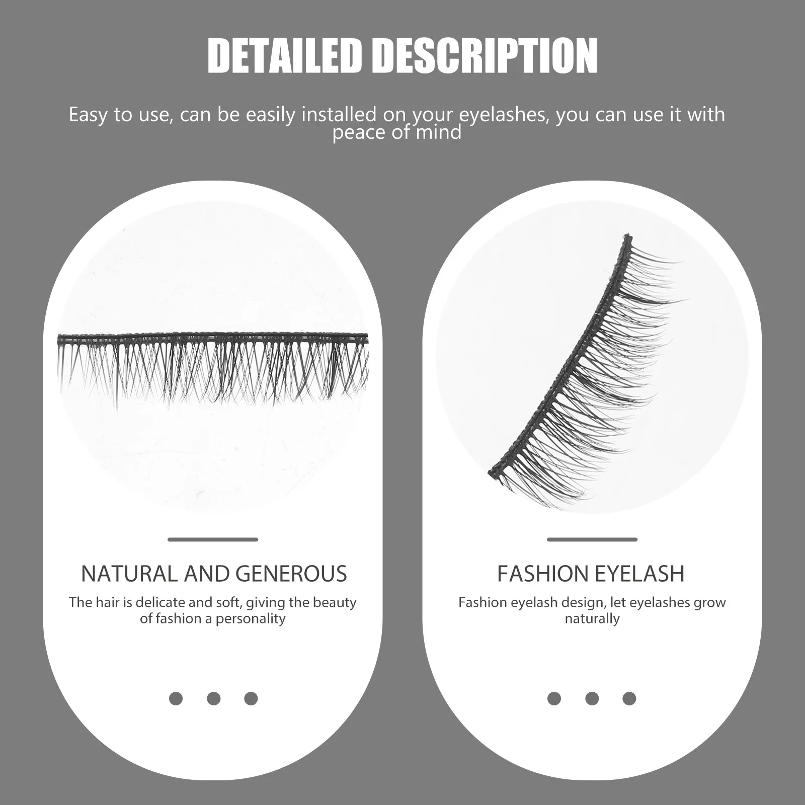 10 pares de pestañas de belleza, cómodas y transpirables, de fibra, para todas las ocasiones, reutilizables, de aspecto natural, realzador de ojos, maquillaje