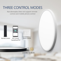 0.9 Inch Ultra-thin Smart Home LED Ceiling Light 38W 28W 24W APP/Remote Control Dimmable Room Decoration Bedroom Living Room