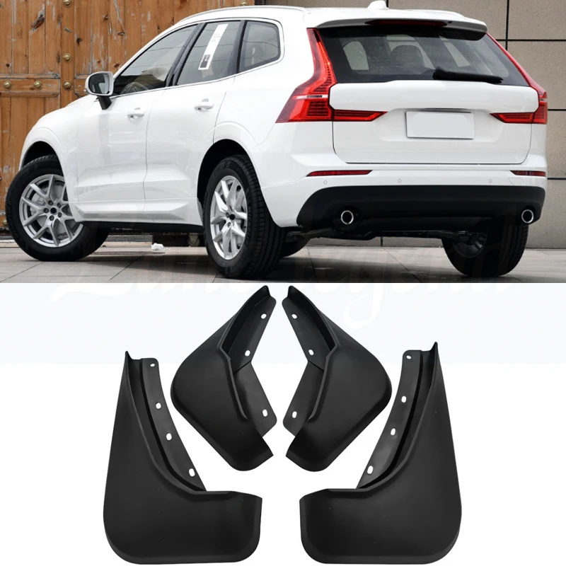 Front Rear Car Mud Flaps blue For Volvo XC60 2018 2019 2020 2021 fender Mudflaps Splash Guards Mud Mudguards Accessories