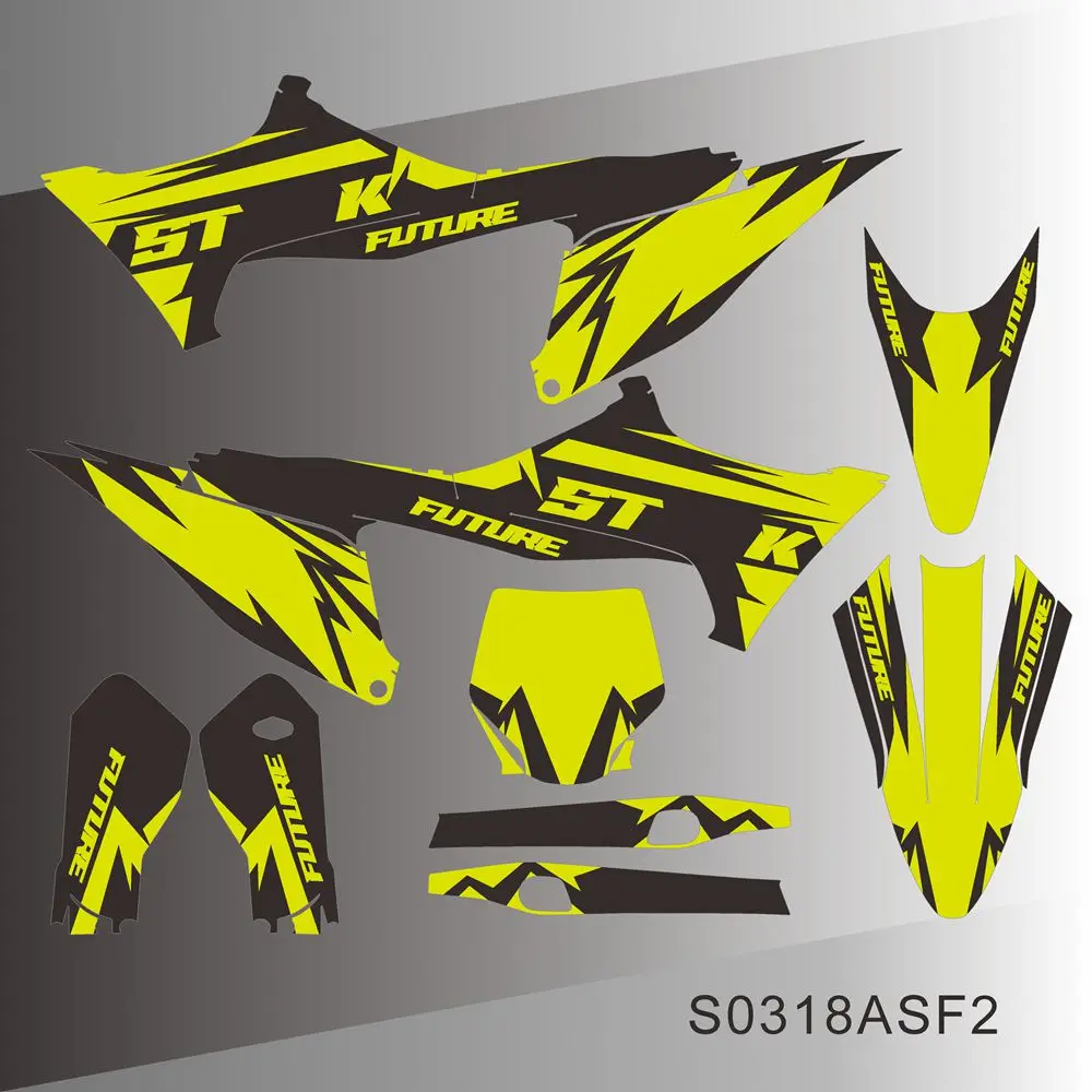 Per Stark Future Varg 2022 2023 2024 Grafica completa Decalcomanie Adesivi Moto Sfondo