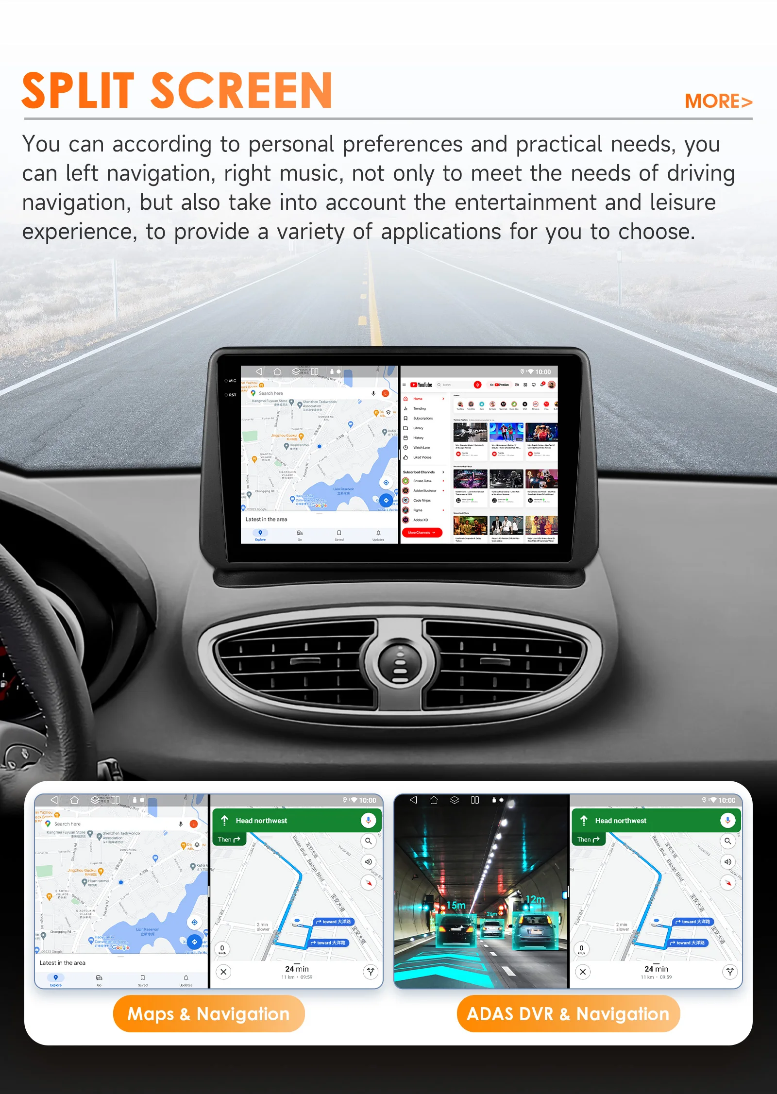 Hizpo 2 Din Android Autoradio For Renault Clio 3 2005 2006 2007 2008 2009-2014 Car Radio Multimedia Navigation CarPlay 4G Stereo