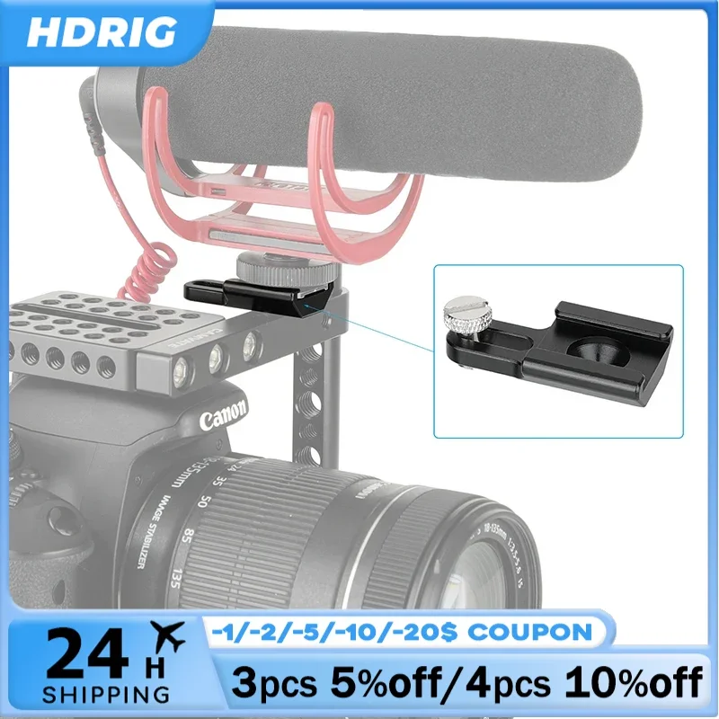 HDRIG uniwersalny uchwyt do butów zimnych z rowkiem montażowym 1/4 "-20 i śruba z ćwiekiem do zestawu ramka do kamery DSLR akcesoria do obuwia