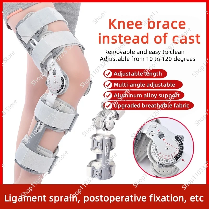 Adjustable knee joint fixation brace lower limb support rehabilitation knee and leg fracture protection Body Building Leg Guard