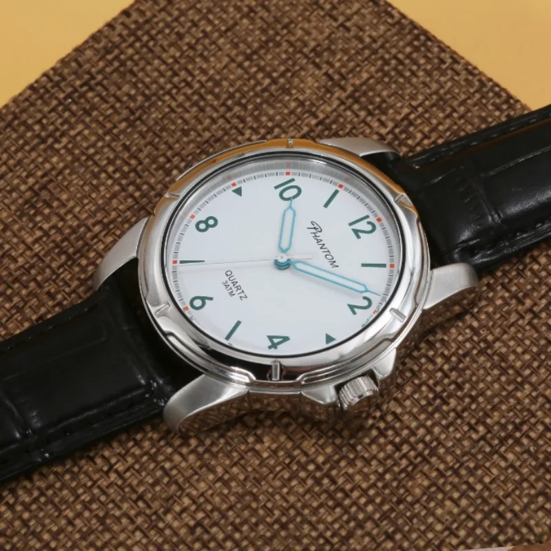 ساعة فانتوم سبورت كرونو للرجال - ستانلس ستيل مقاومة للخدش، ساعة توقيت وتقويم، ساعة كوارتز مقاومة للماء #3