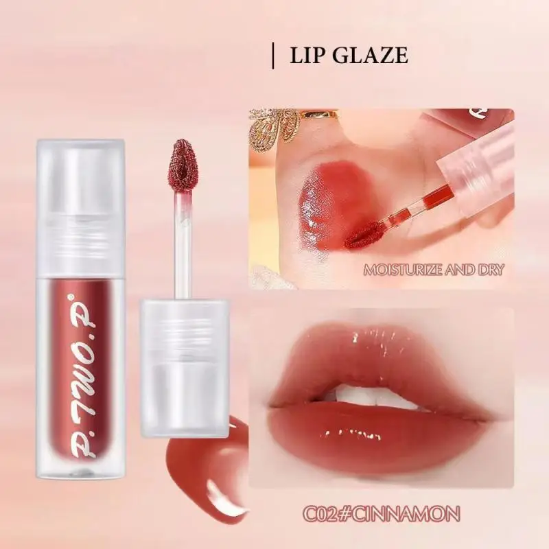 1pcs Lip Gloss Waterproof Long Lasting Sexy Velvet Liquid Lipstick Lip Makeup Women Beauty Red Nonstick Cup Cosmetic New