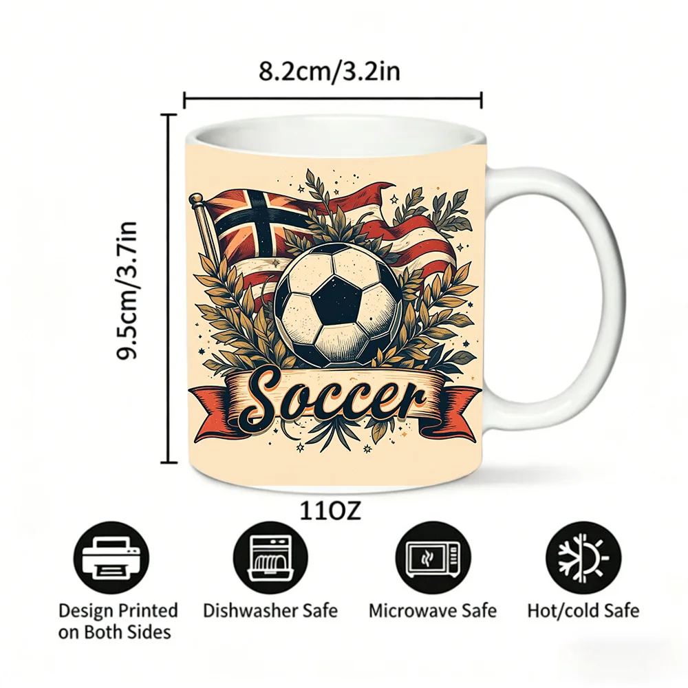 Soccer Flag Banner Button Set Mug with a bottle opener function of 2026 Major Football Event
