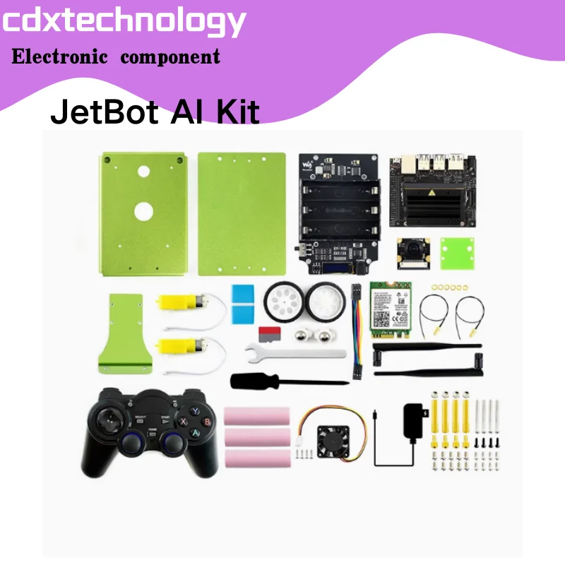 Waveshare Jetson Nano JetBot Detección de objetos reconocimiento facial AI inteligencia artificial robot coche