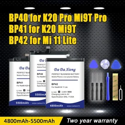 BM39 BM4E BP40 BM4Y BM4F Battery For Xiaomi Redmi MIX Note 2 2S 3 4X 3S 3X A3 6 11 9 9T K20 K40 CC9e Max Pro Lite,Poco F1 F3 X3