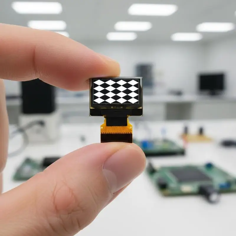 SSD1306 Drive IC White PM OLED 0.96 Inch IPS Display 30PIN SPI Flexible Use for Home Automation