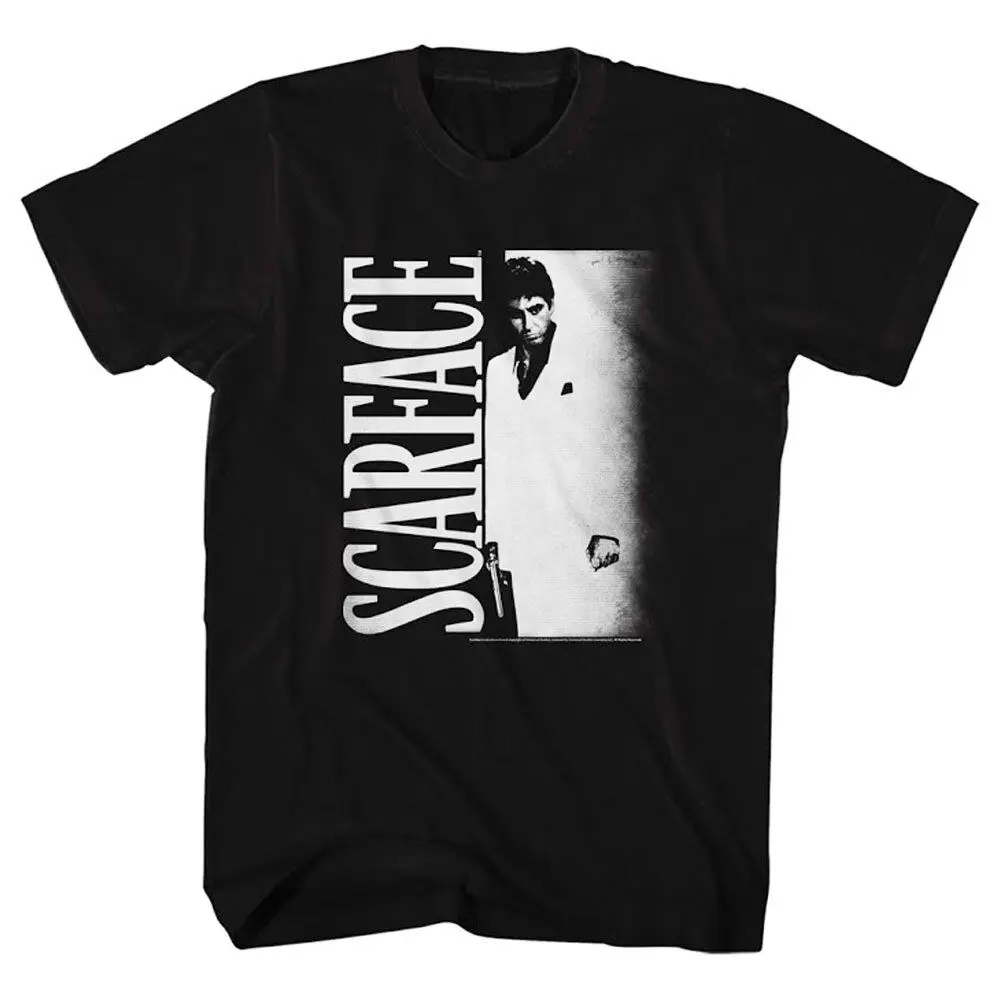 Scarface Monochrome Movie Logo Men's T Shirt Pacino Tony Montana Gangster Legend