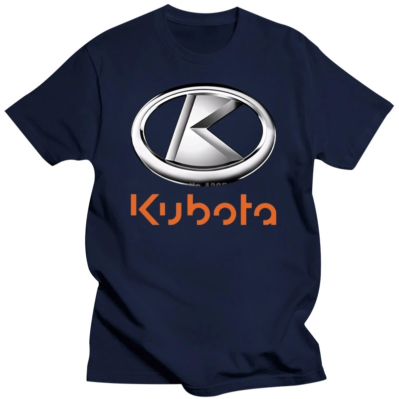 Men Round Neck T Shirts Kubota Tractor Tools Logo Man Fashion Cotton Tops White Size S 3Xl 012682