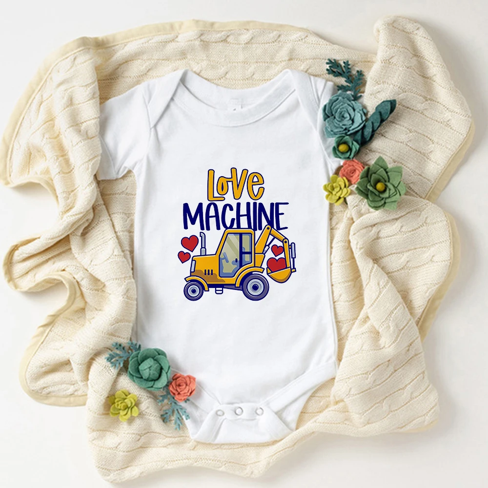 ICH Liebe Sie Lustige Corgi Print Jungen Mädchen Kleidung Cartoon Harajuku Kleinkind Bodys Plus Größe 0-24 Monate infant Onesies