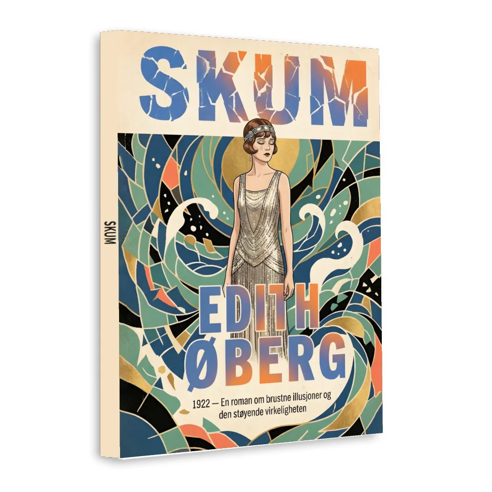 Skum by Edith Øberg, Norwegian Language Edition, Classic Norwegian Literary Fiction, Early 20th Century Scandinavian Novel