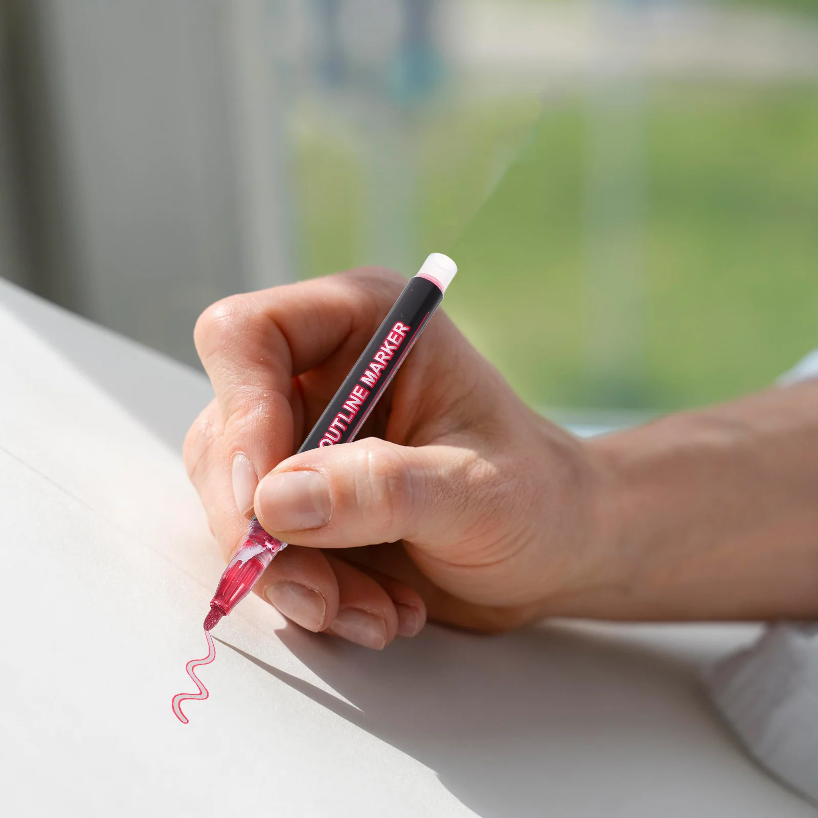 12pçs marcadores extravagantes, canetas de marcação de tinta, cores vibrantes, escrita suave, sem sangramento através de páginas, marcadores de pintura de graffiti