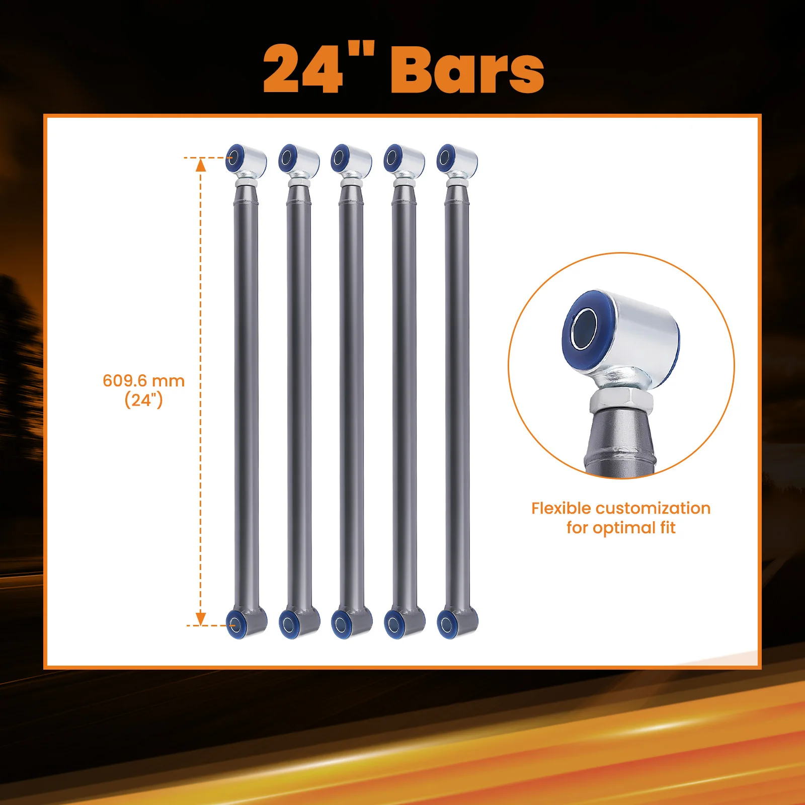 

For Universal Weld-On Parallel 4 Link Suspension Kit for Rod Rat Truck Car Air Ride Truck Classic