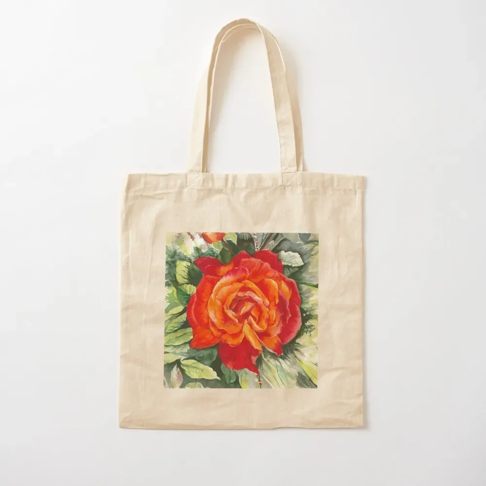 Orange Rose Tote Bag Women's bags shopping bag bags for women Tote Bag