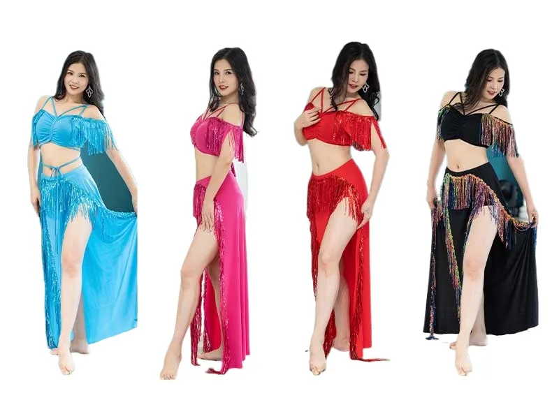 Dancer\'s Vitality Costume Dance Wear Acetate Modal Nylon Cotton Spandex Linen Belly Dancing Belly Dance Costume T013 Fashion