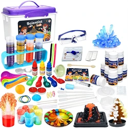 Englisch Version Kinder Wissenschaft Labor Montessori Spielzeug chemische Experimente Kits Kinder pädagogische Wissenschaft Popular isierung