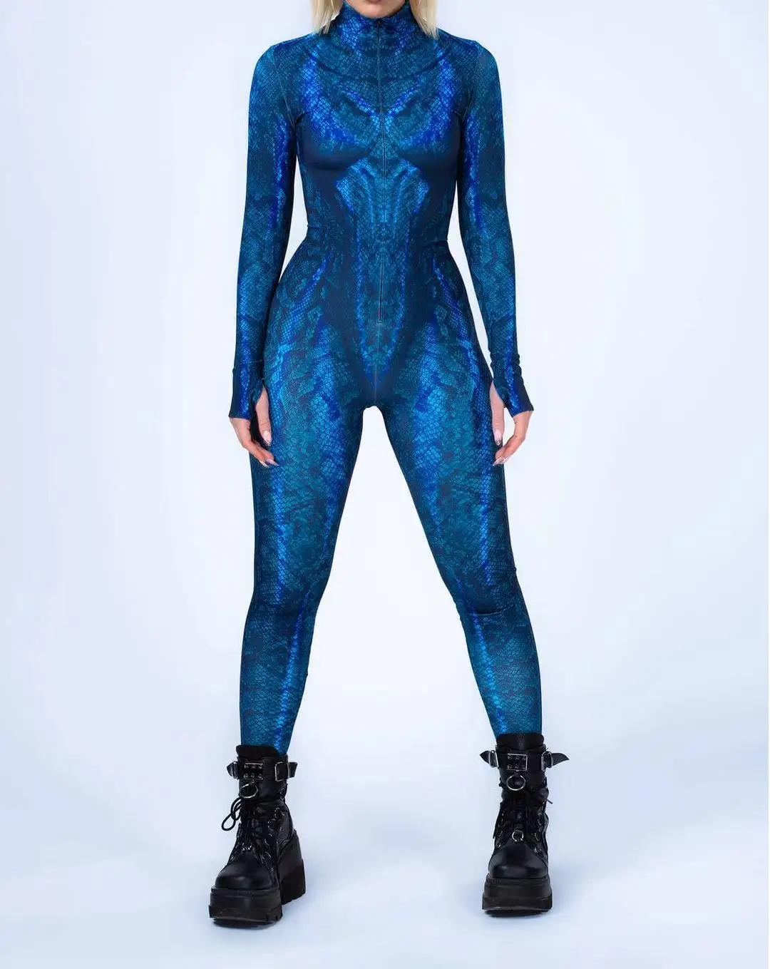 Modischer Rosa Erwachsenen-Damen-Jumpsuit Cosplay-Strumpfhose Punk-Steampunk-Bodysuit Karneval Bühnenauftritte Rollenspiel-Kostüm Neu 2026 – Detail 25